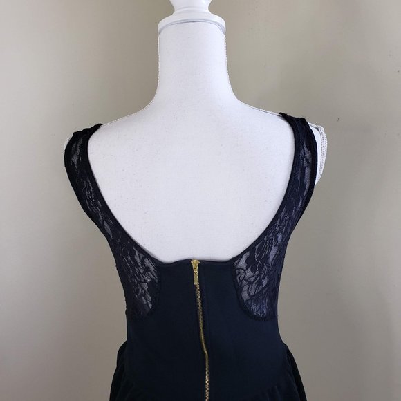 Marilyn Monroe January Caviar Fit & Flare Cocktail Dress Black Size Medium - Picture 8 of 13